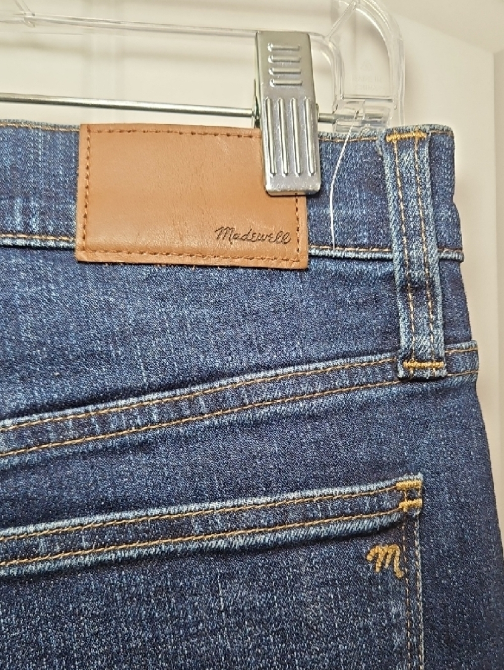 Madewell Dark Denim High Rise Skinny Button-Fly Jeans New - Picture 5 of 11